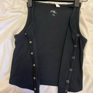 PacSun - Black Crop Top - XS